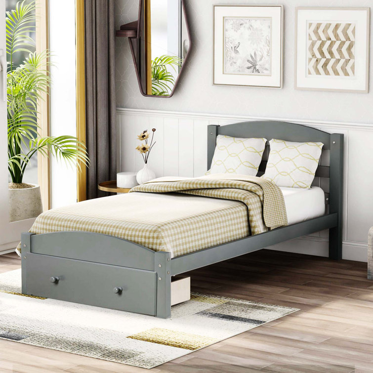 Red Barrel Studio® Solid Wood Storage Bed Wayfair